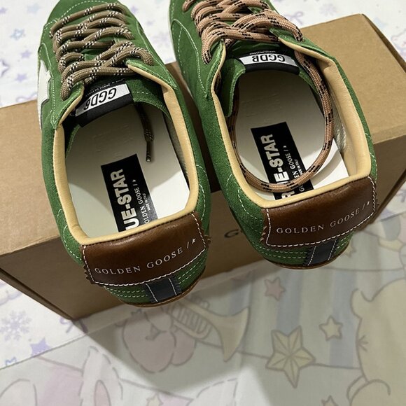 Golden Goose True Star Series Green Retro Sneakers - Picture 7 of 9